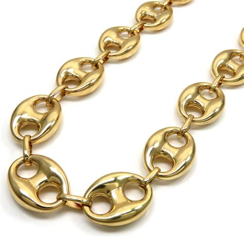 Gucci link gold necklace